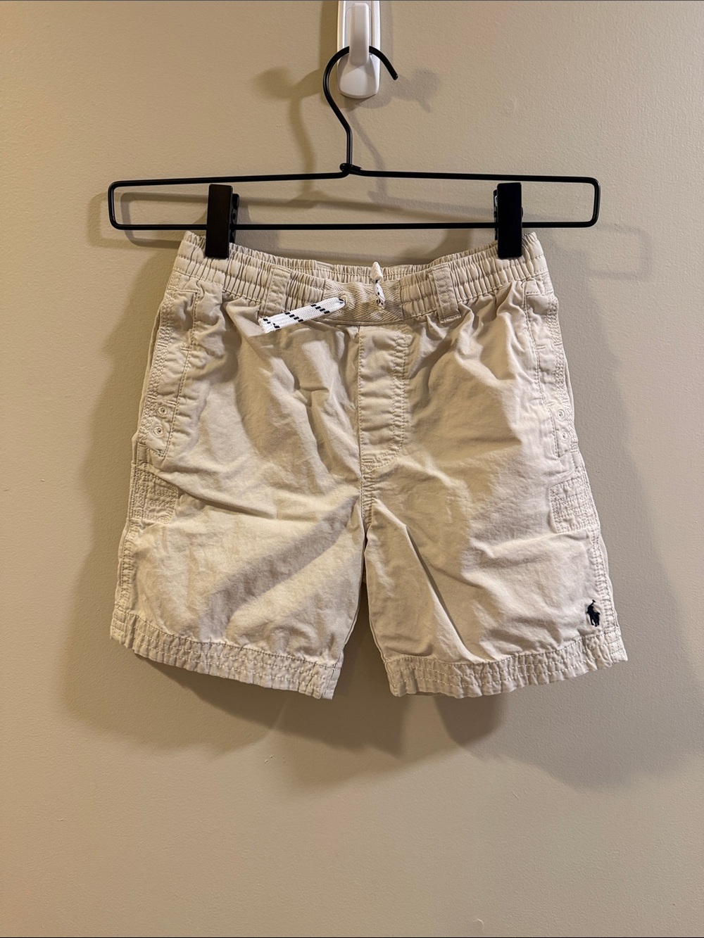 Ralph Lauren Cream Drawstring Shorts